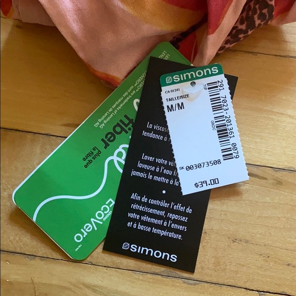 ☀️ICONE Tropical Papaya Bandeau - Picture 2 of 2